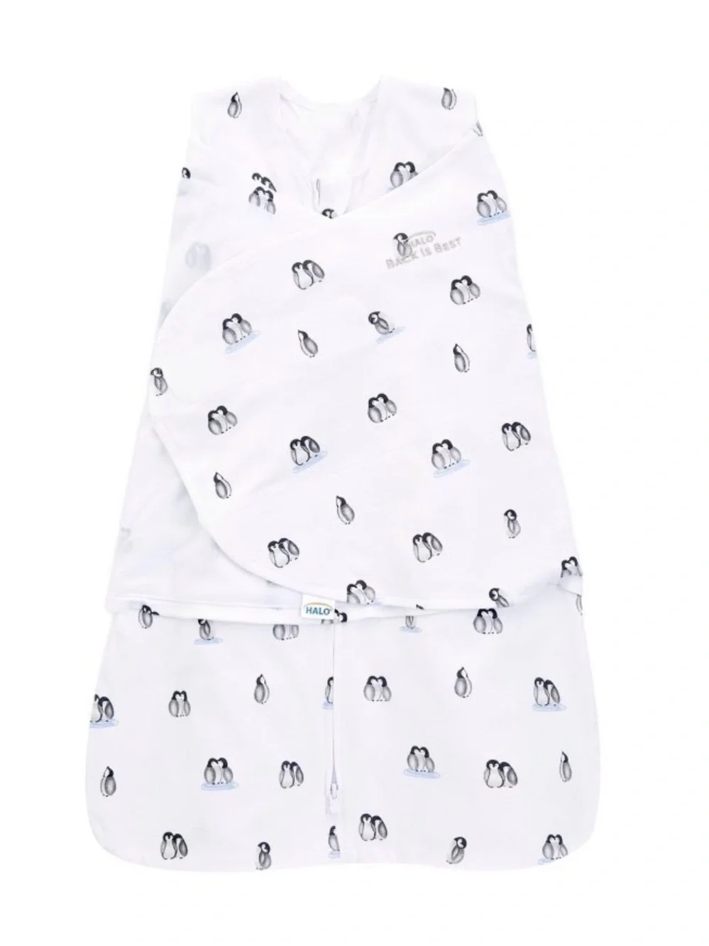 HALO Baby 100% cotton Penguin Print Swaddle Sleep Sack